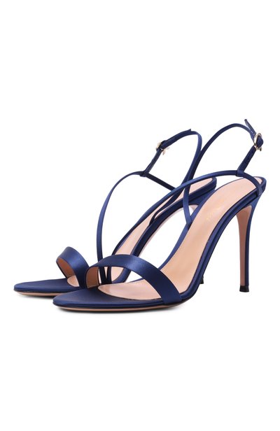 Женские атласные босоножки manhattan 95 GIANVITO ROSSI, арт. G32769.95RIC.CH4DENI