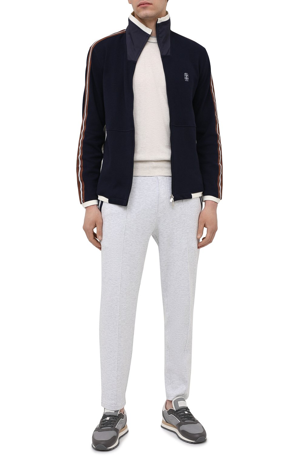 Хлопковая толстовка BRUNELLO CUCINELLI, арт. M0T359156G, фото 2