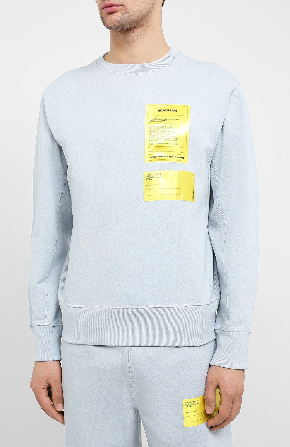 Хлопковый свитшот HELMUT LANG, арт. K04DM507, фото 3