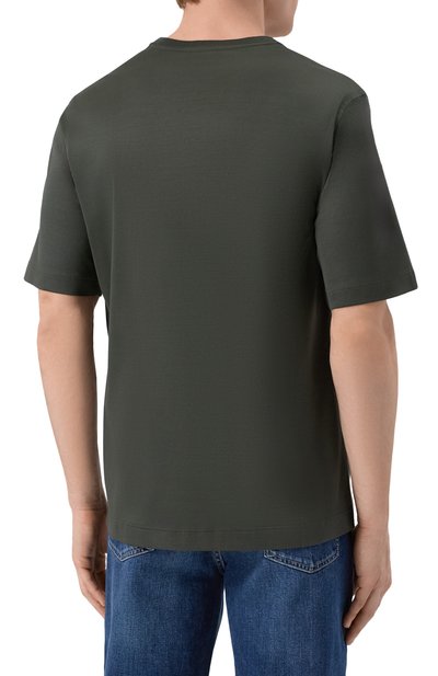 Хлопковая футболка ZILLI, арт. TSR02AM0100VZL000_, фото 4