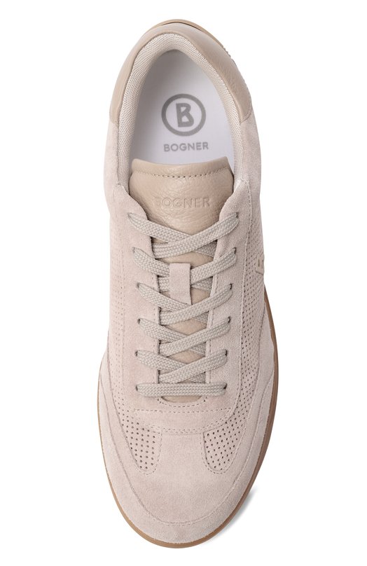 Замшевые кеды Parma Bogner 12621255 Бежевый  12621255 Фото 5