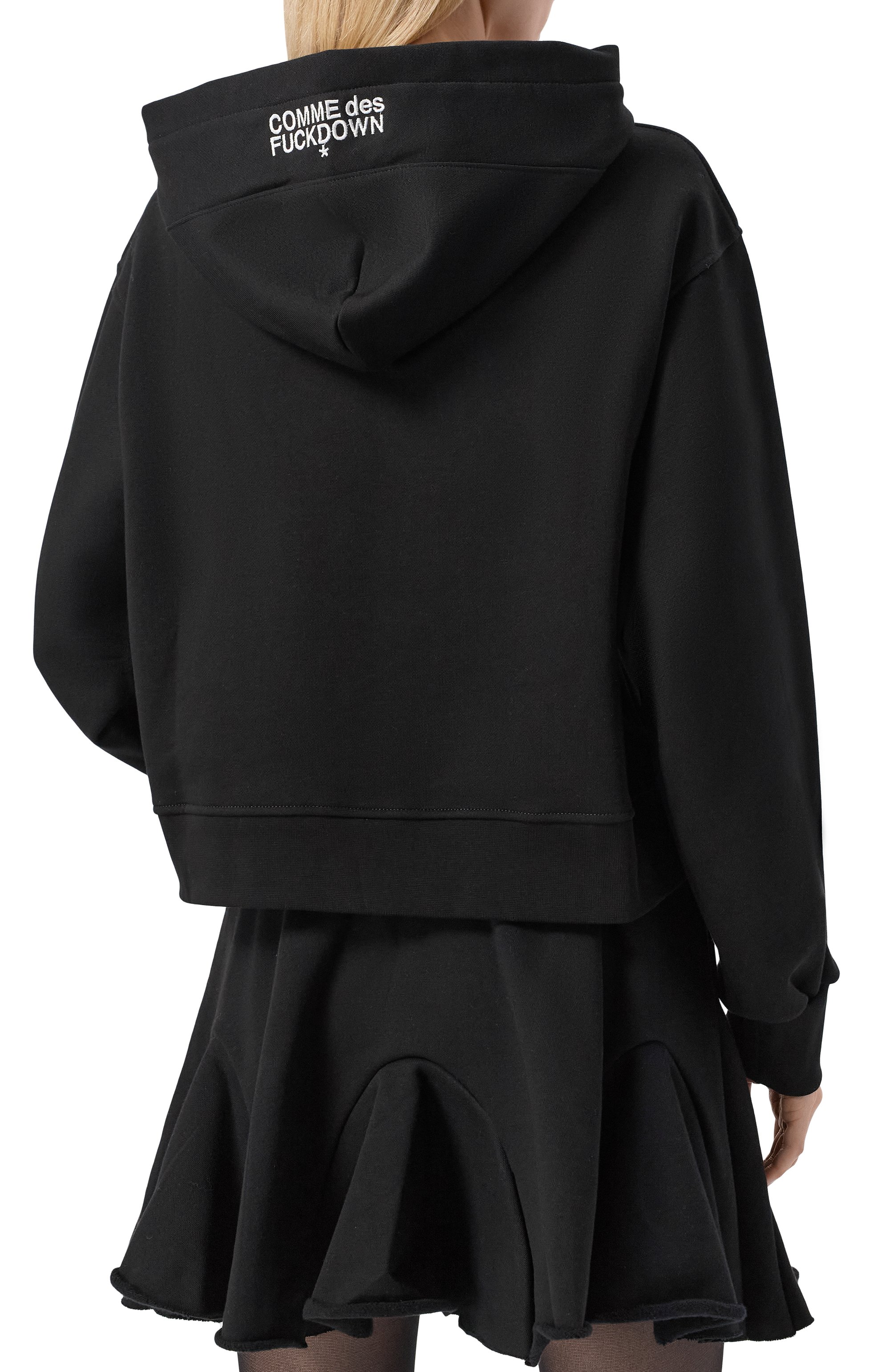 Хлопковое худи COMME DES FUCKDOWN, арт. CFABW01373, фото 4