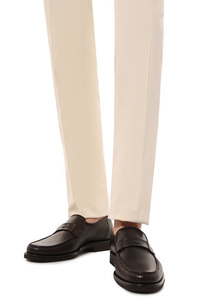 Кожаные лофе�ры ARTIOLI, арт. 885/GUANT0 CALF/FABRIC U4, фото 3