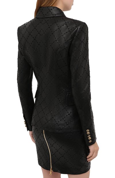 Кожаный жакет BALMAIN, арт. UF17110/L027, фото 5