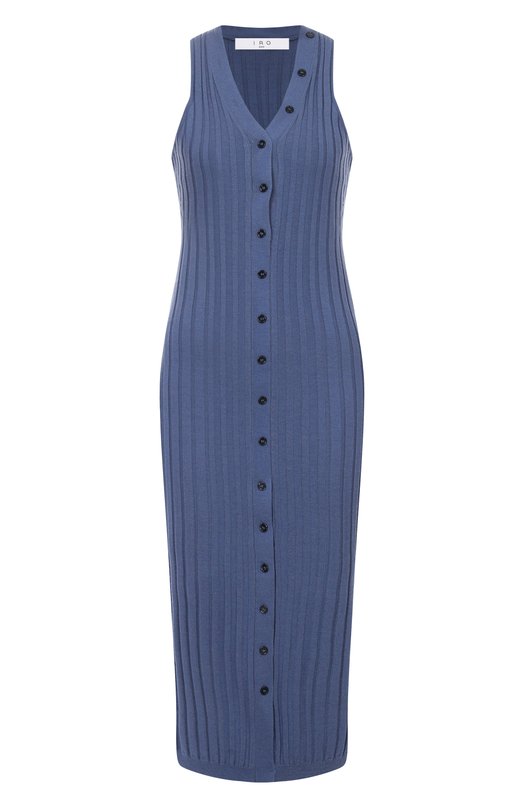 Шерстяное платье Iro WP33LYLIANE Синий WP33LYLIANE