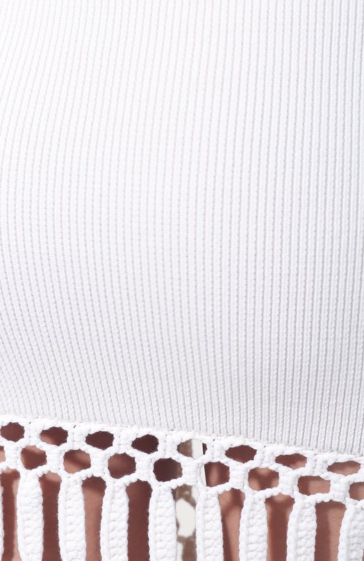 Хлопковая юбка Sonia Rykiel Кремовый, фото 5