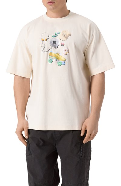 Хлопковая футболка DROLE DE MONSIEUR, арт. E-TS217-C0002-CM, фото 3