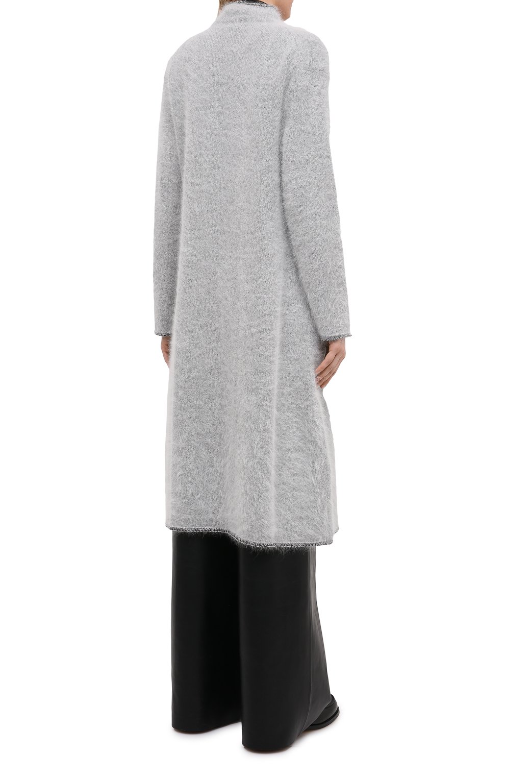 Кардиган из шерсти и кашемира GIORGIO ARMANI светло-серого цвета по цене 226500 руб., арт. 6HAL05/AMF7Z, фото 4 Кардиган из шерсти и кашемира GIORGIO ARMANI, арт. 6HAL05/AMF7Z, фото 4