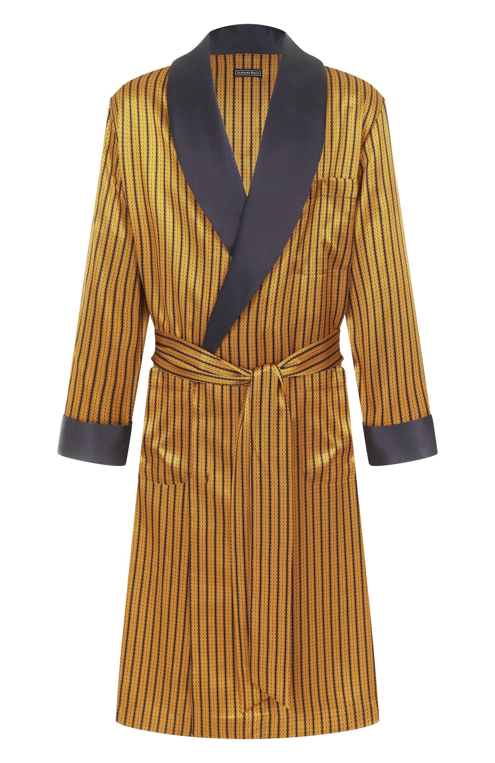 Шелковый халат STEFANO RICCI светло-коричневого цвета по цене 449000 руб., арт. VT004/57017V, фото 1 Шелковый халат STEFANO RICCI, арт. VT004/57017V, фото 1