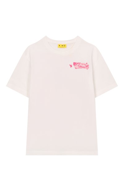 Хлопковая футболка OFF-WHITE, арт. 0GAA001F25JER006/4-12