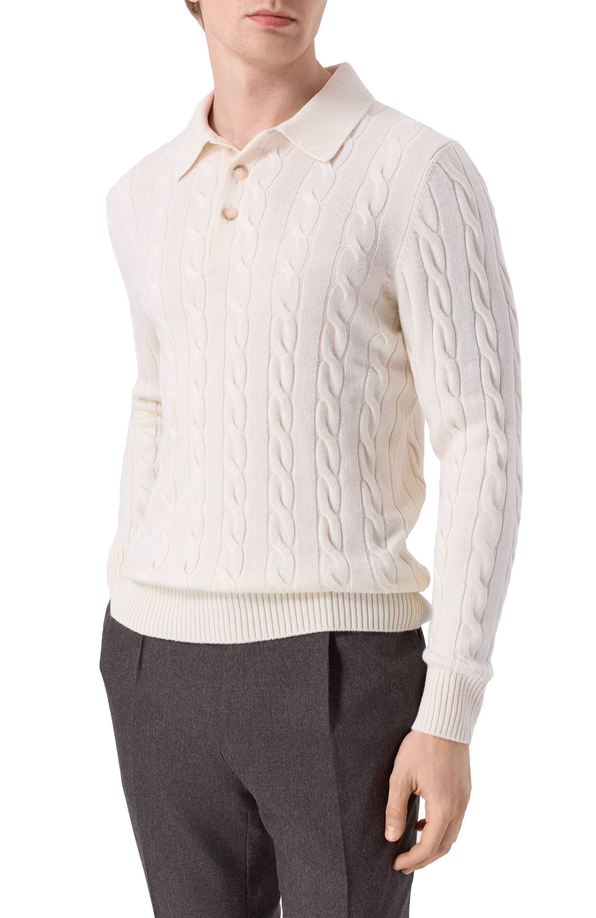 Кашемировое поло GRAN SASSO, арт. 23172/15551, фото 3