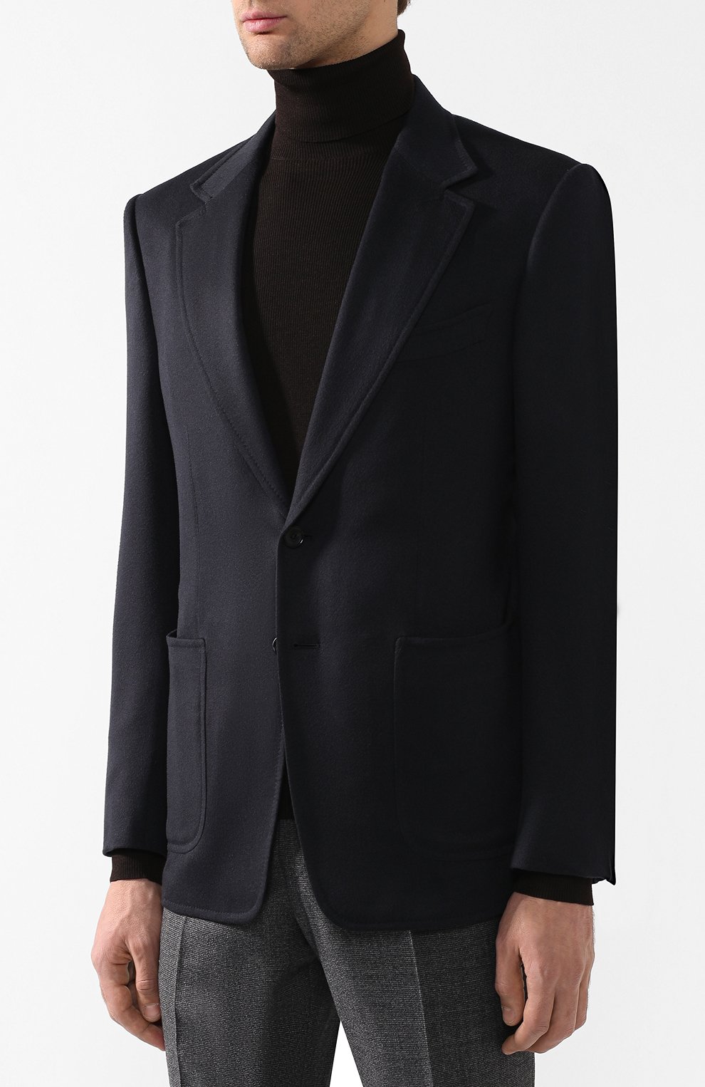 Однобортный пиджак из кашемира TOM FORD, арт. 429R07/10SP40, фото 3