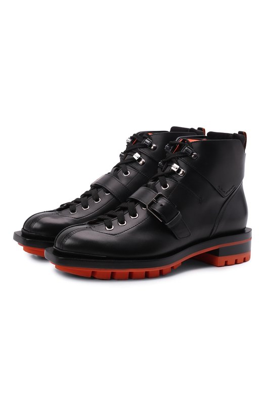 

Кожаные ботинки Santoni, Чёрный