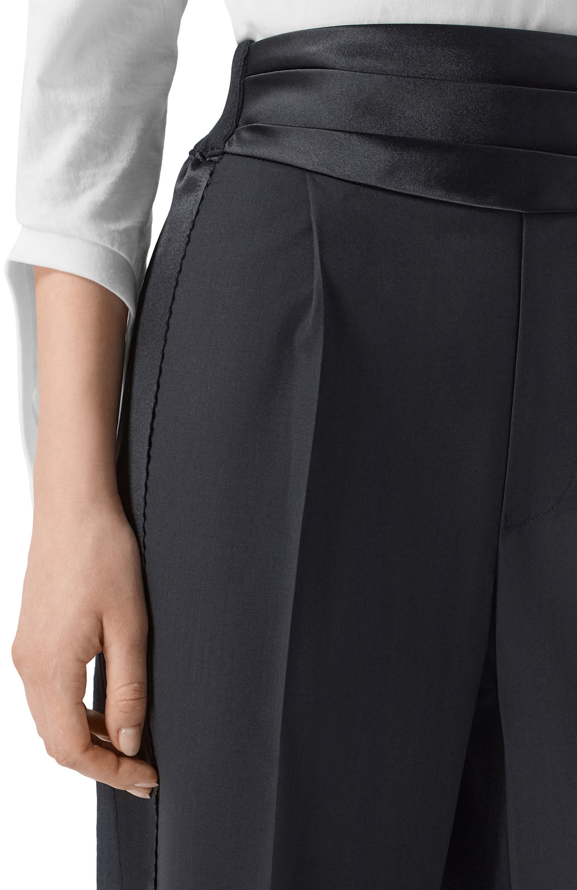 Брюки UNDERCOVER черного цвета по цене 65900 руб., арт. UP1F1502, фото 5 Брюки UNDERCOVER, арт. UP1F1502, фото 5