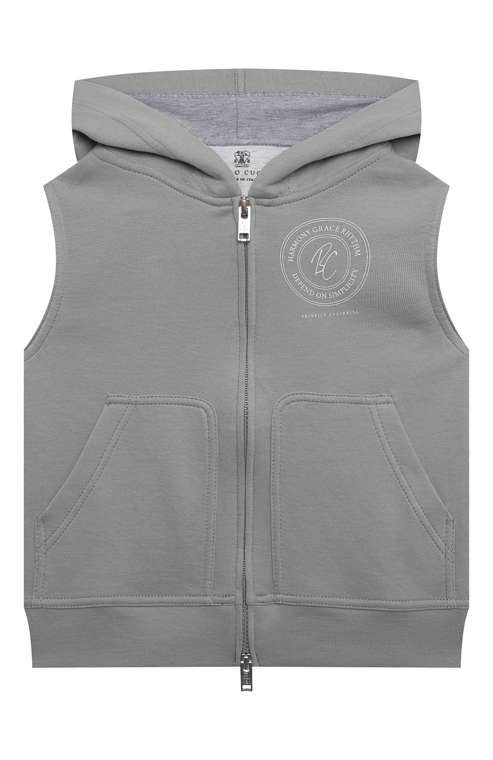 Хлопковый жилет BRUNELLO CUCINELLI, арт. BD874E136A, фото 1