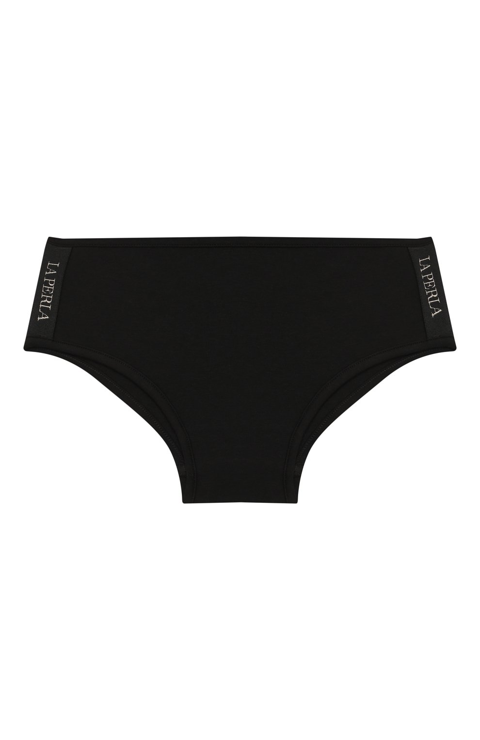 Хлопковые трусы LA PERLA черного цвета по цене 4900 руб., арт. 71107/8A-14A, фото 1 Хлопковые трусы LA PERLA, арт. 71107/8A-14A, фото 1