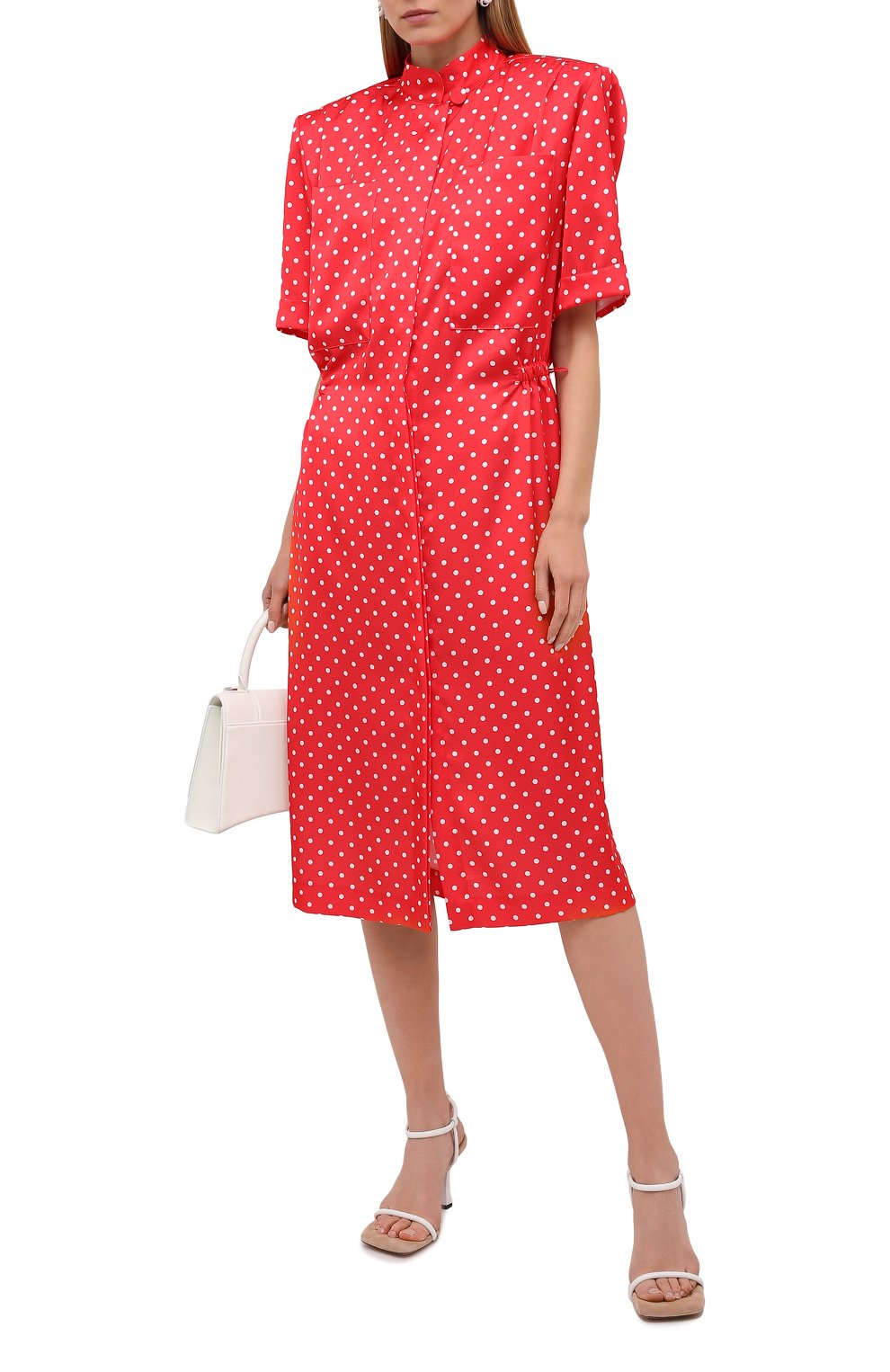Платье VETEMENTS, арт. WE51DR100R 2607/RED/WHITE, фото 2
