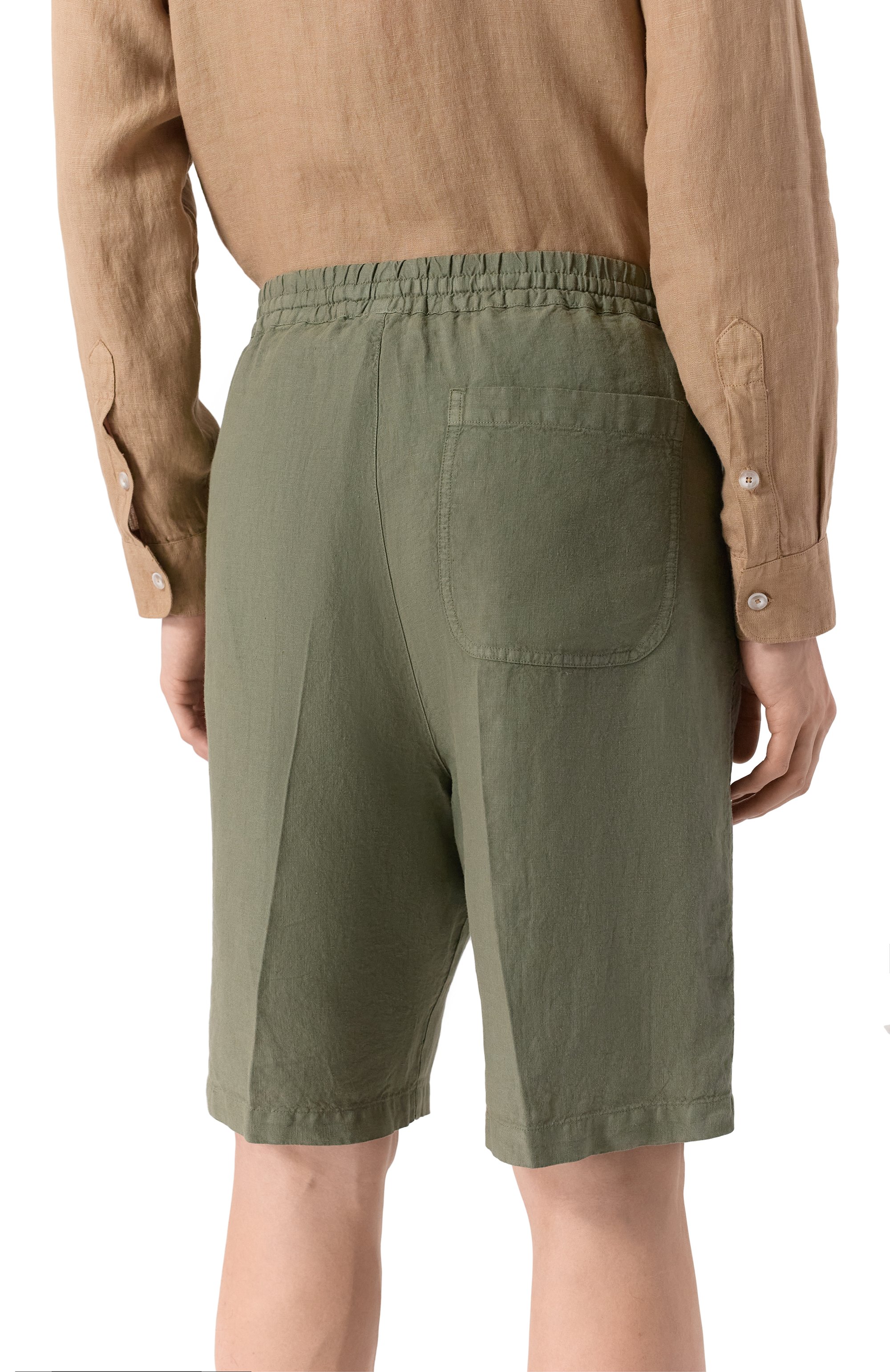 Льняные шорты 120% LINO, арт. 33ALIM29CM/0253/000, фото 4