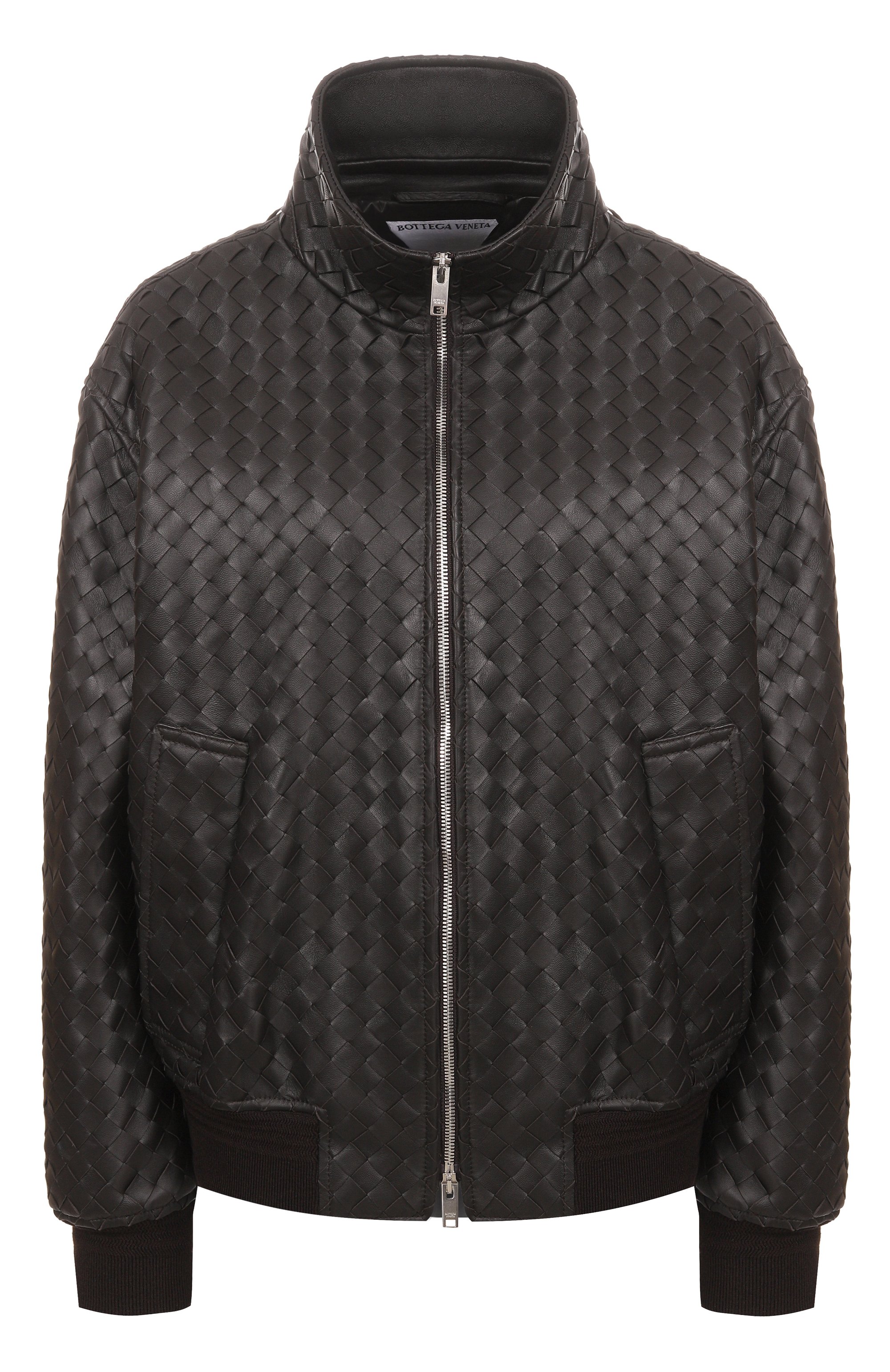 Кожаный бомбер BOTTEGA VENETA, а�рт. 813016/V2JG0, фото 1