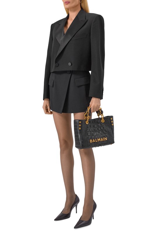 Сумка 1945 small Balmain FN0FD871/L0BC Чёрный  FN0FD871/L0BC Фото 7