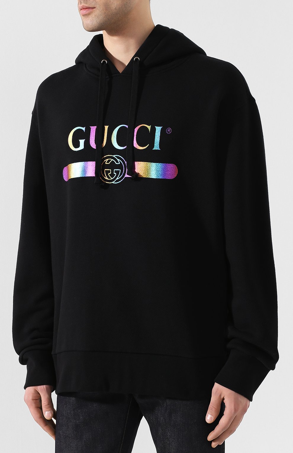 Хлопковое худи GUCCI, арт. 475374/XJAPA, фото 3