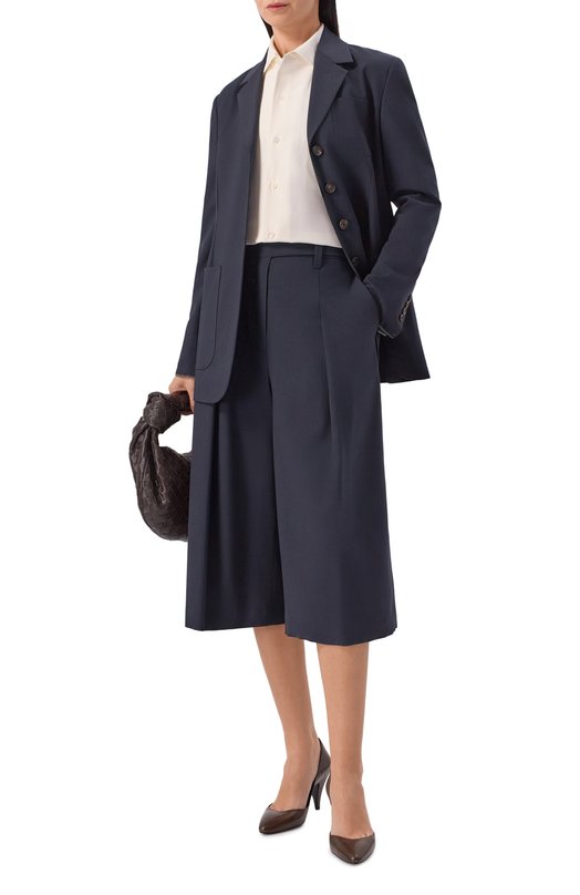 Шелковая рубашка Loro Piana FA00500 Кремовый  FA00500 Фото 2