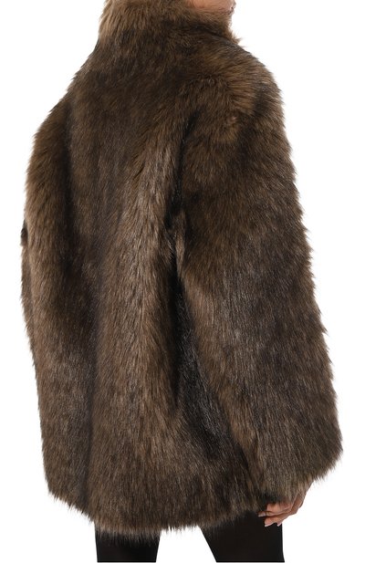 Шуба из экомеха SASHAVERSE, арт. FC002/TL007/nat/W24, фото 4