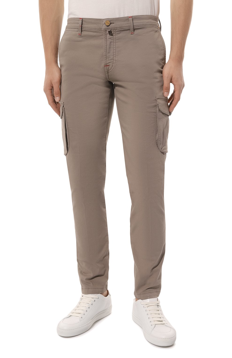 Хлопковые брюки-карго KITON, арт. UFPPCAJ0738B, фото 3