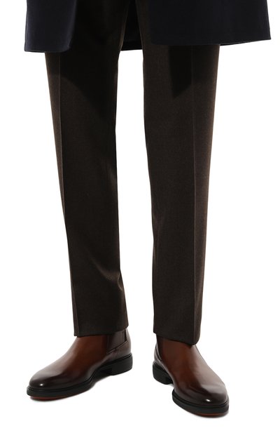 Кожаные челси easy on SANTONI, арт. MGEG18937NEAXNTG, фото 3