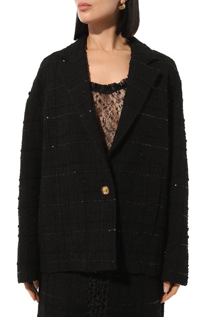 Твидовый жакет GIAMBATTISTA VALLI, арт. 24FWPVGT6104-06UBE, фото 3
