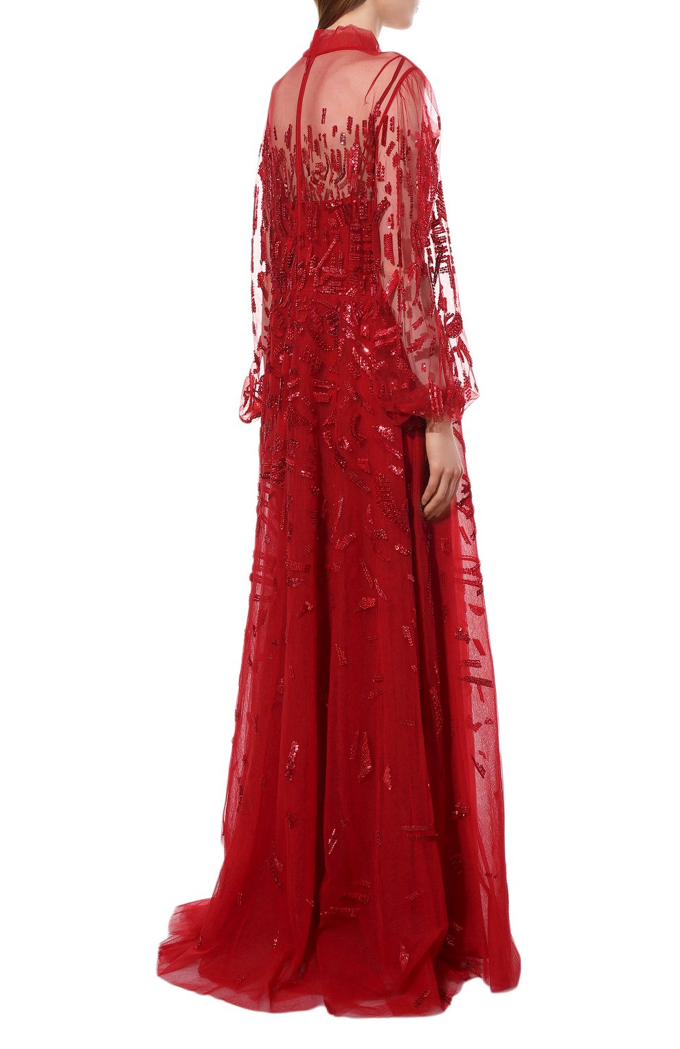 Платье ZUHAIR MURAD красного цвета по цене 995000 руб., арт. FDR21012/EMNI001, фото 4 Платье ZUHAIR MURAD, арт. FDR21012/EMNI001, фото 4