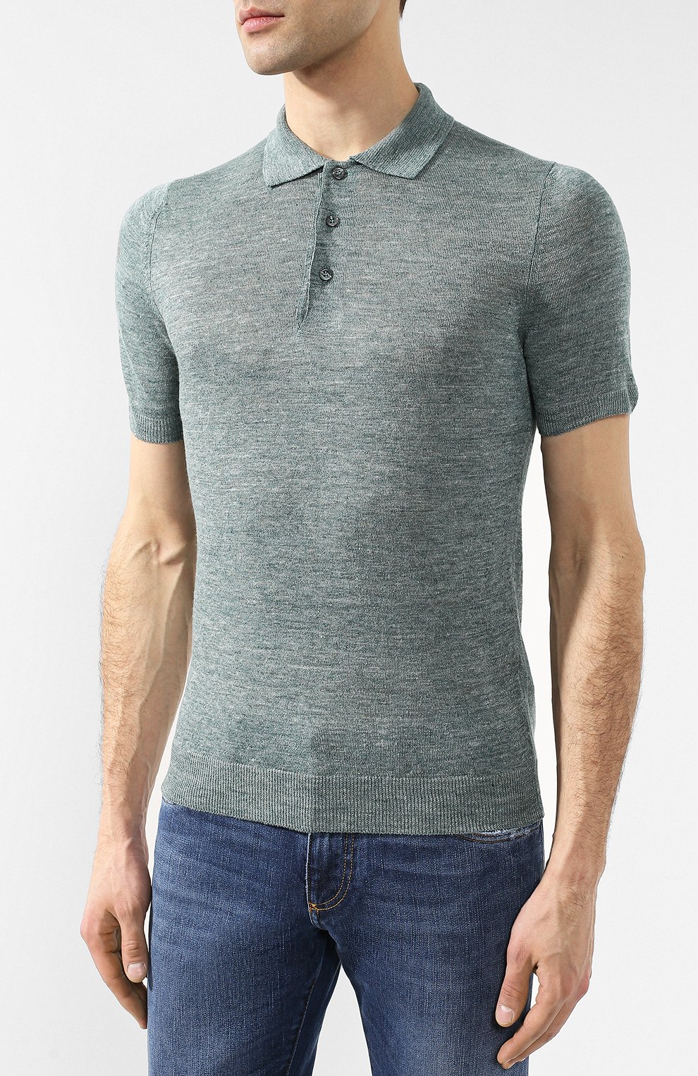 Льняное поло GRAN SASSO, арт. 57187/24804, фото 3