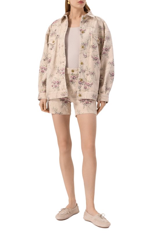 Джинсовая куртка The Kooples FBL030005K Кремовый  FBL030005K Фото 2