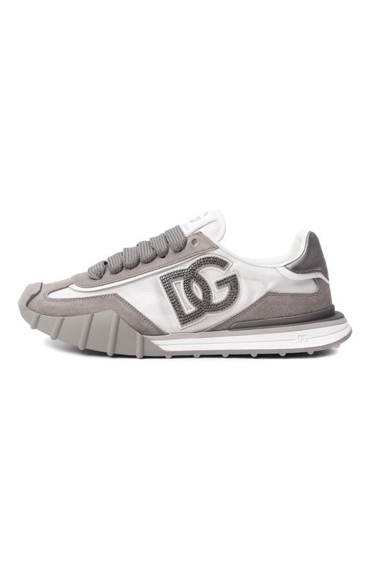 Комбинированные кроссовки DG Athletic Dolce & Gabbana CK2384/A6N71 Серый  CK2384/A6N71 Фото 4