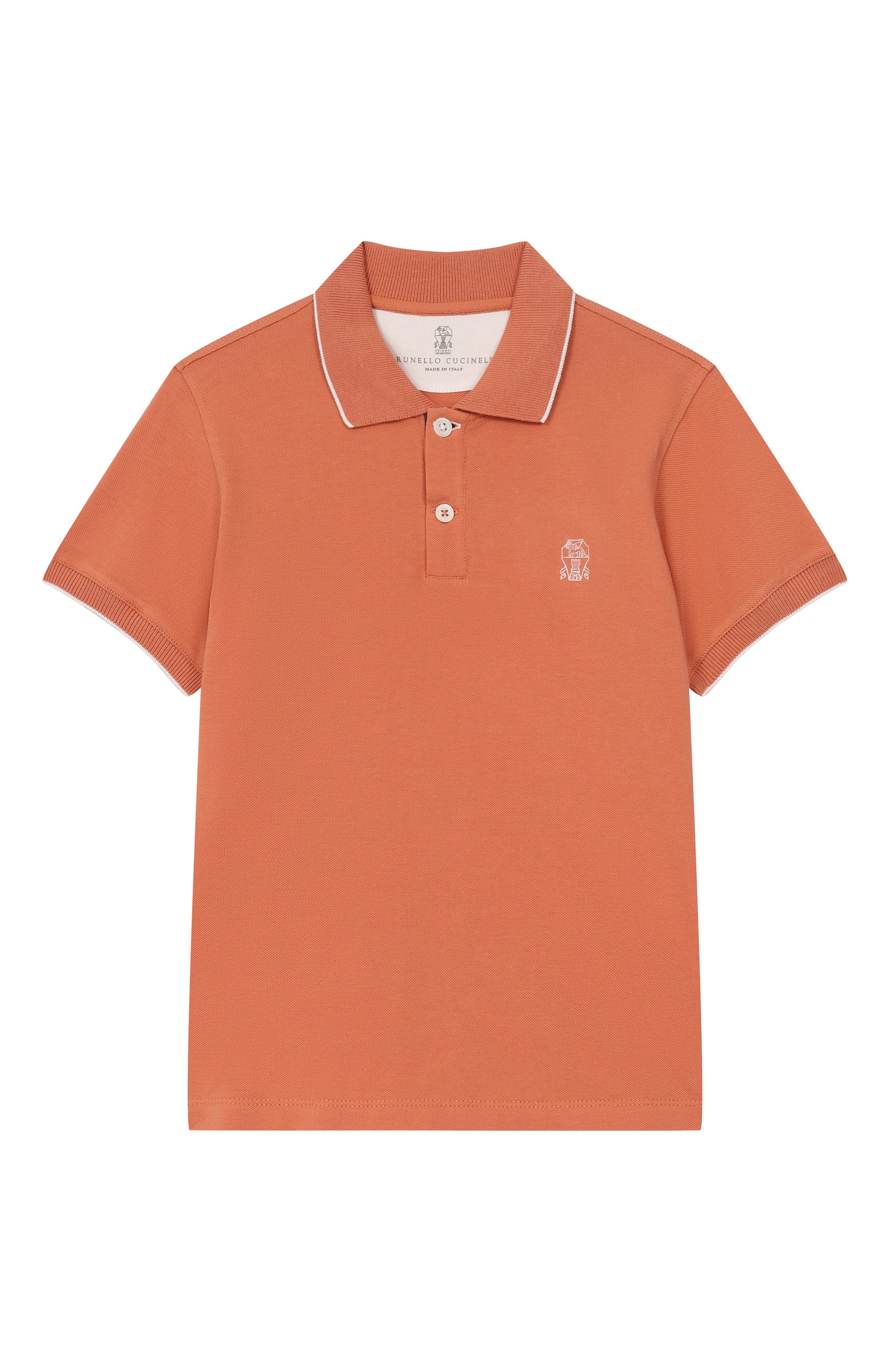 Хлопковое поло BRUNELLO CUCINELLI, арт. BE854T315B, фото 1