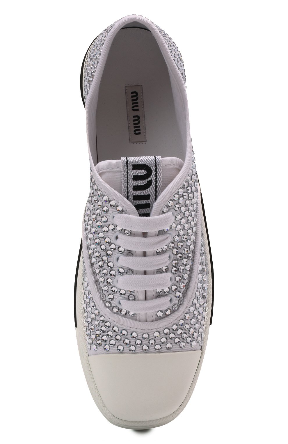 Текстильные кеды MIU MIU, арт. 5E655D-3F3V-F0009-005, фото 6