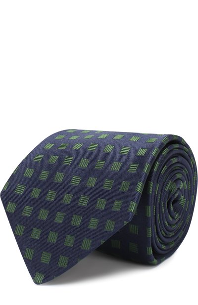 Мужской шелковый галстук с узором KITON, арт. UCRVKLC04F05