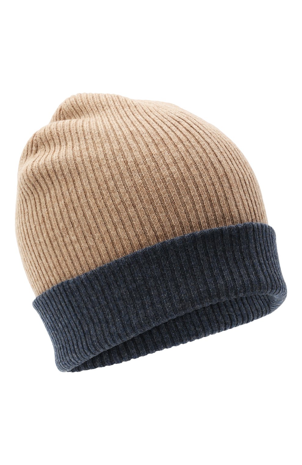 Кашемировая шапка BRUNELLO CUCINELLI темно-бежевого цвета по цене 49950 руб., арт. M2293600, фото 1 Кашемировая шапка BRUNELLO CUCINELLI, арт. M2293600, фото 1