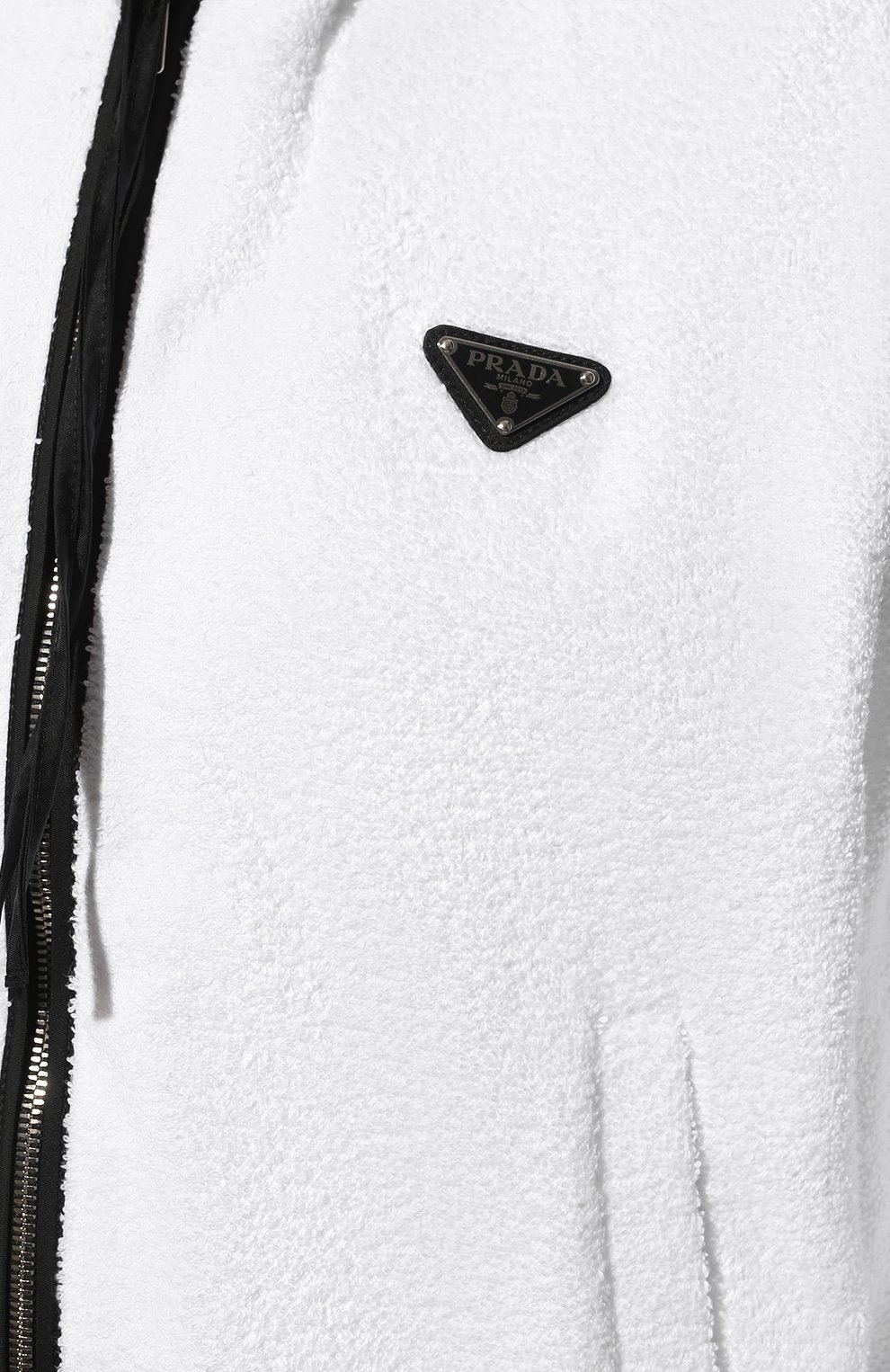 Хлопковый кардиган PRADA, арт. P500M-1ZR3-F0009-211, фото 5