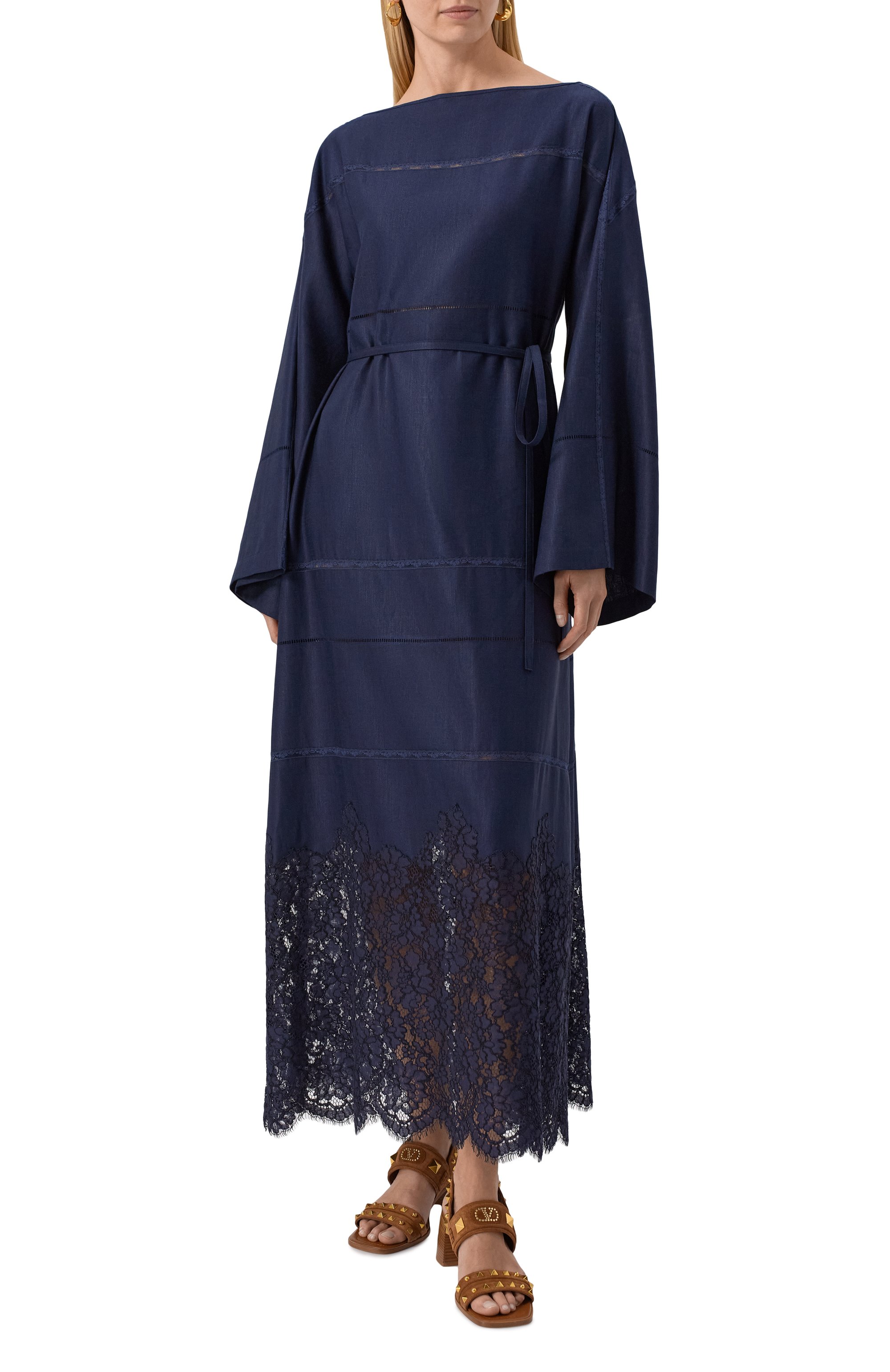 Платье изо льна и шелка MVST, арт. 25E/X2P/0/H021/5546, фото 3