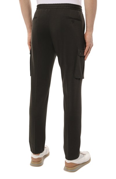 Брюки-карго из шерсти и хлопка CORNELIANI, арт. 934L14-9318800, фото 4