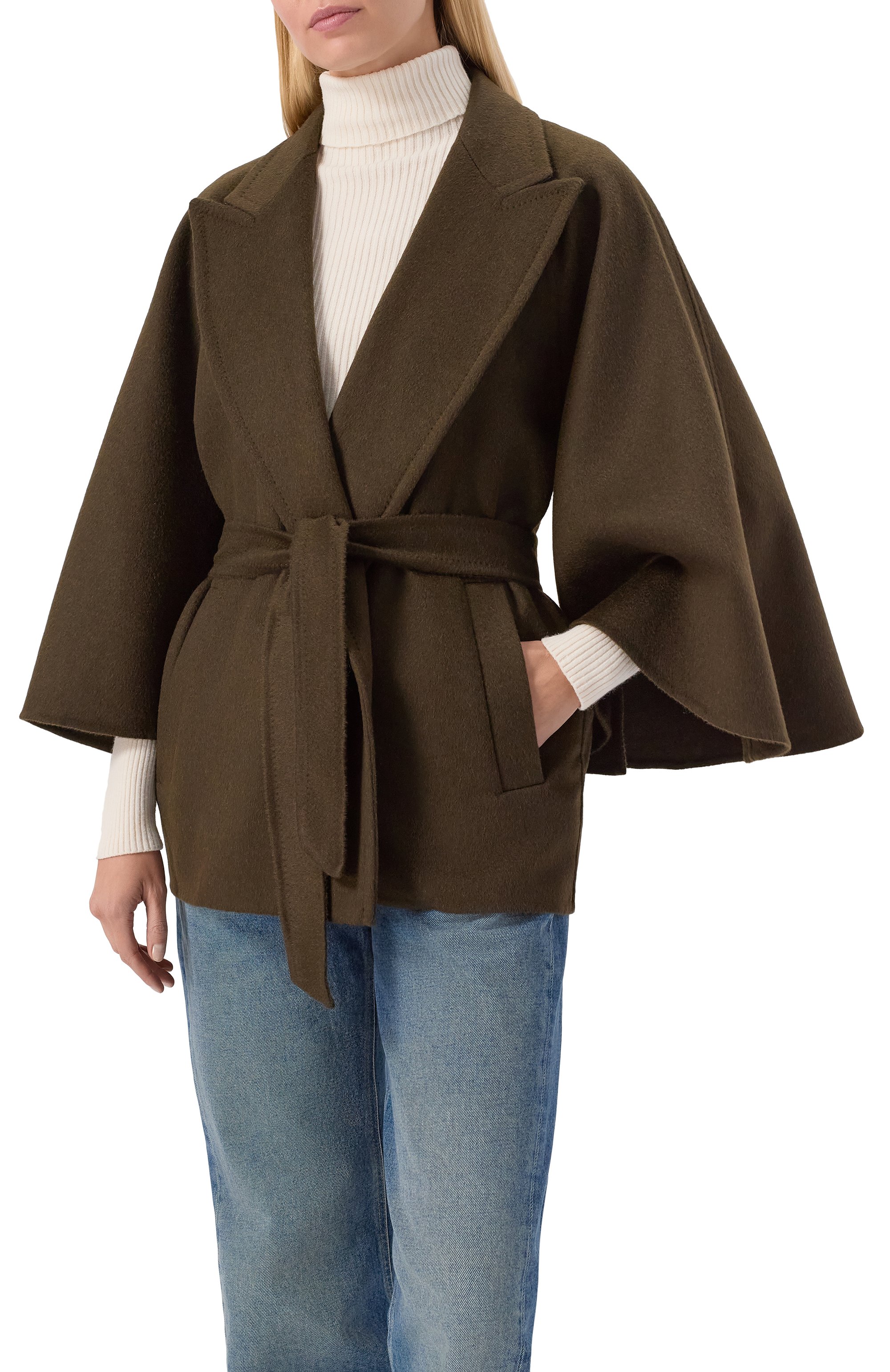 Шерстяное полупальто MAX MARA, арт. VERNA, фото 3