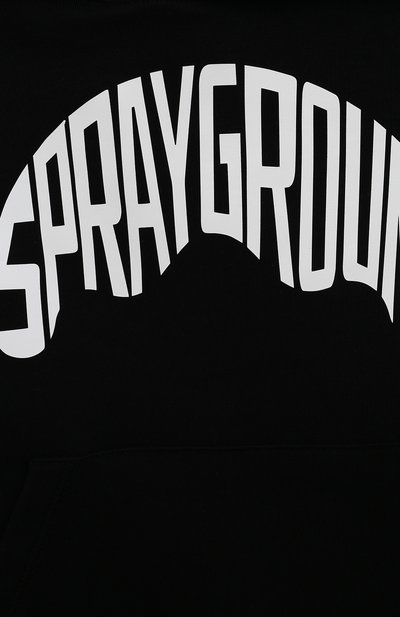 Хлопковое худи SPRAYGROUND, арт. SPY1012BLK, фото 3