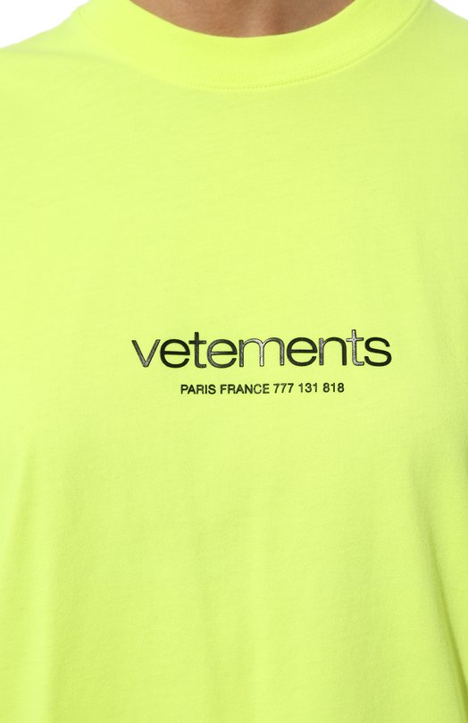 фото Хлопковая футболка vetements