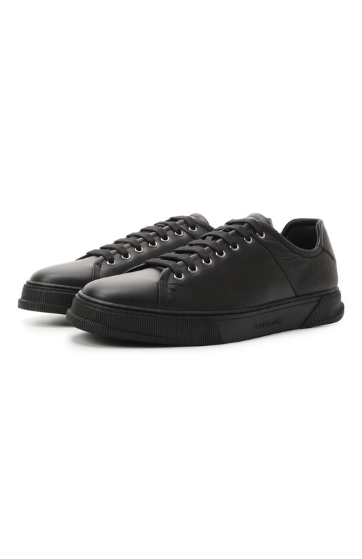 Кожаные кеды Cube Ferragamo 772429 Чёрный 772429