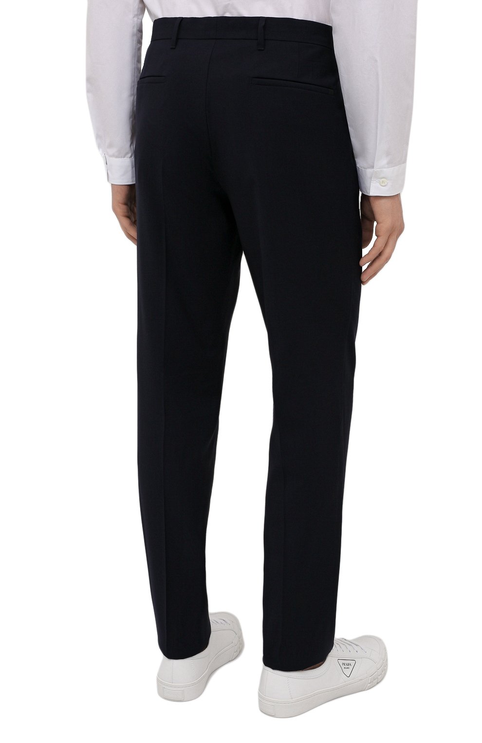 Шерстяные брюки PRADA, арт. SPG29-1RII-F0008, фото 4
