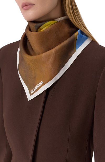 Женский шелковый платок JIL SANDER, арт. J03TF0110/J55124