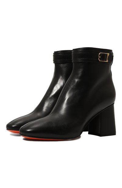 Женские кожаные ботильоны SANTONI, арт. WTCG71348SX1NHPE