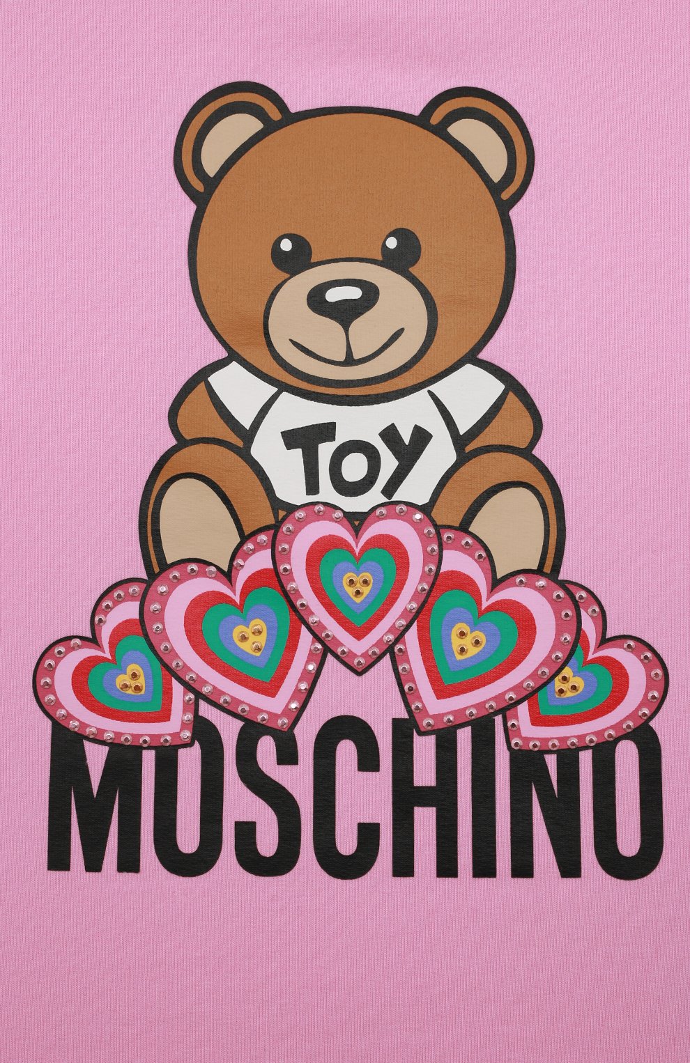 Хлопковый свитшот MOSCHINO, арт. HDF03U/LDA16/4A-8A, фото 3