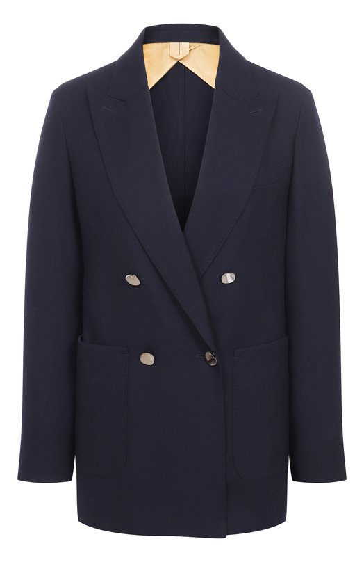 Шерстяной жакет Max Mara ST0P Синий ST0P